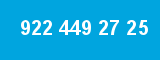 922 449 27 25
